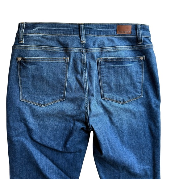 Judy Blue Dahlia Denim Straight Leg Jeans Blue Size 13/31 #JB82356DK Mid rise - Picture 6 of 9